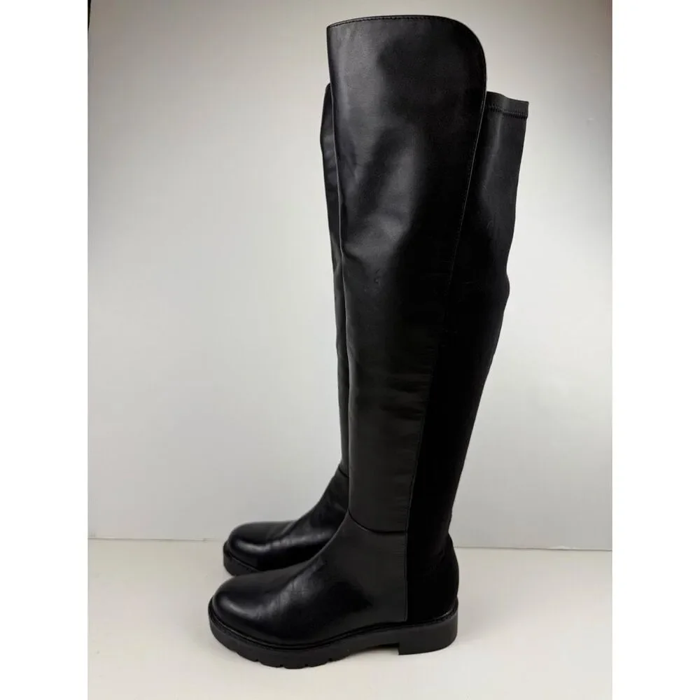 Nine West Tread Over the Knee Black Boots Size‎ 6